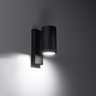 Vägglampa UTTI svart