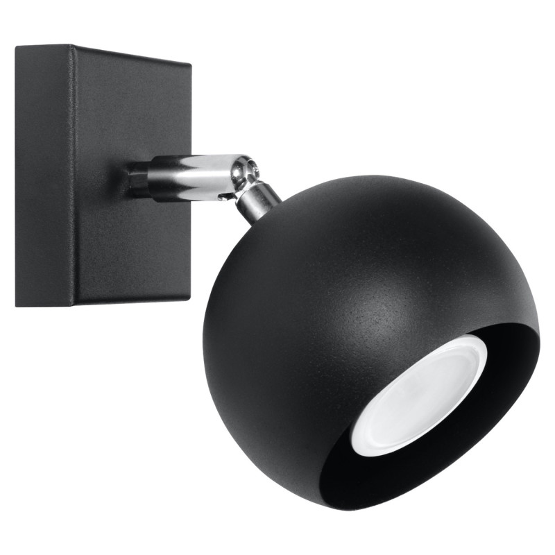Vägglampa OCULARE svart