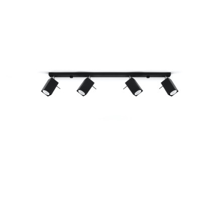 Taklampa MERIDA 4L svart