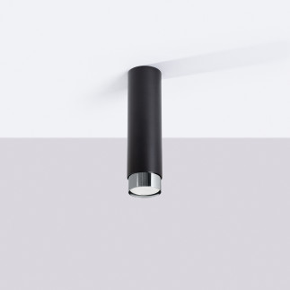 Taklampa NERO 22,5 svart/krom