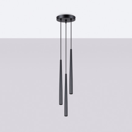 Pedantlampa BLISS 3P svart