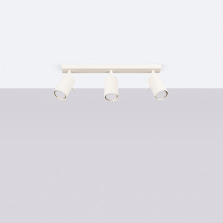 Taklampa RING 3L beige