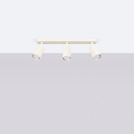 Taklampa RING 3L beige
