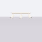 Taklampa RING 3L beige