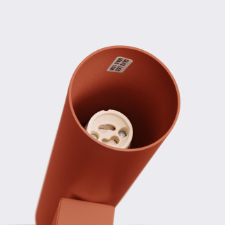 Vägglampa LAGOS 2 röd ockra