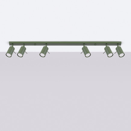 Taklampa RING 6L olivgrön