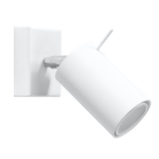 Vägglampa RING vit