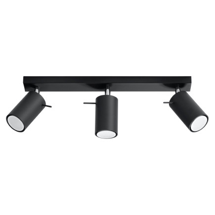 Taklampa RING 3 svart