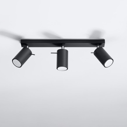 Taklampa RING 3 svart