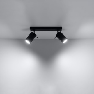 Taklampa RING 2 svart