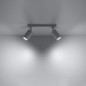 Taklampa RING 2 vit