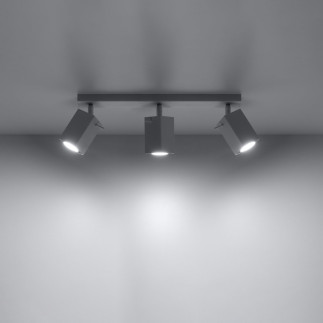 Taklampa MERIDA 3 vit
