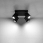Taklampa MERIDA 4 svart