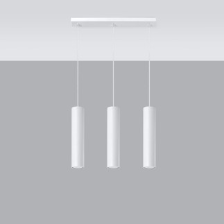 Pendel lampa LAGOS 3L vit