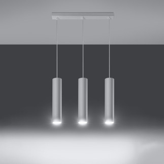 Pendel lampa LAGOS 3L vit