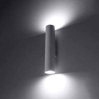 Vägglampa LAGOS vit