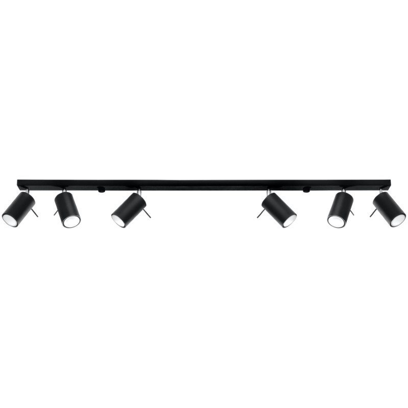 Taklampa RING 6L svart Taklampa RING 6L svart
