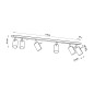 Taklampa RING 6L svart Taklampa RING 6L svart