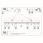 Taklampa RING 6L svart Taklampa RING 6L svart
