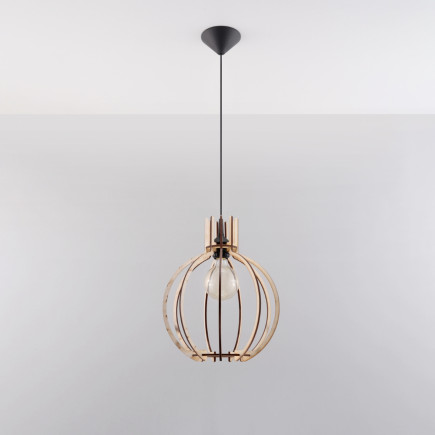 Pendel lampa ARANCIA naturträ
