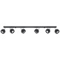 Taklampa OCULARE 6L svart