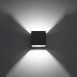 Vägglampa QUAD 1 antracit
