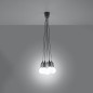 Pendel lampa DIEGO 5 grå Pendel lampa DIEGO 5 grå