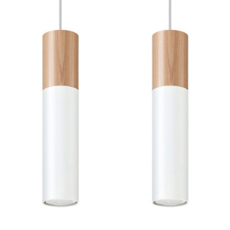 Pendel lampa PABLO 2 vit
