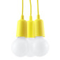 Pendel lampa DIEGO 3 gul Pendel lampa DIEGO 3 gul