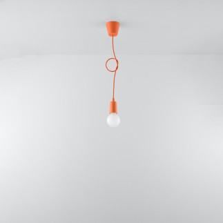 Pendel lampa DIEGO 1 orange
