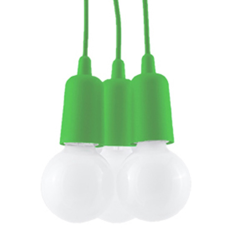 Pendel lampa DIEGO 3 grön Pendel lampa DIEGO 3 grön