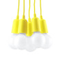 Pendel lampa DIEGO 5 gul