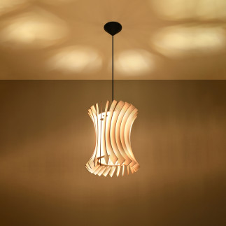 Pendel lampa ORIANA trä