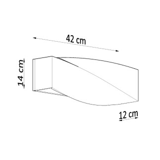 Vägglampa SIGMA betong
