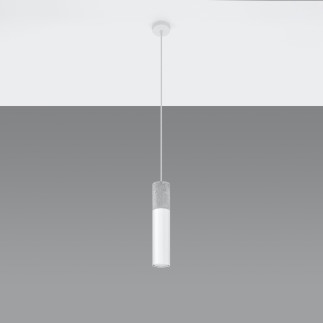Pendel lampa BORGIO 1 vit