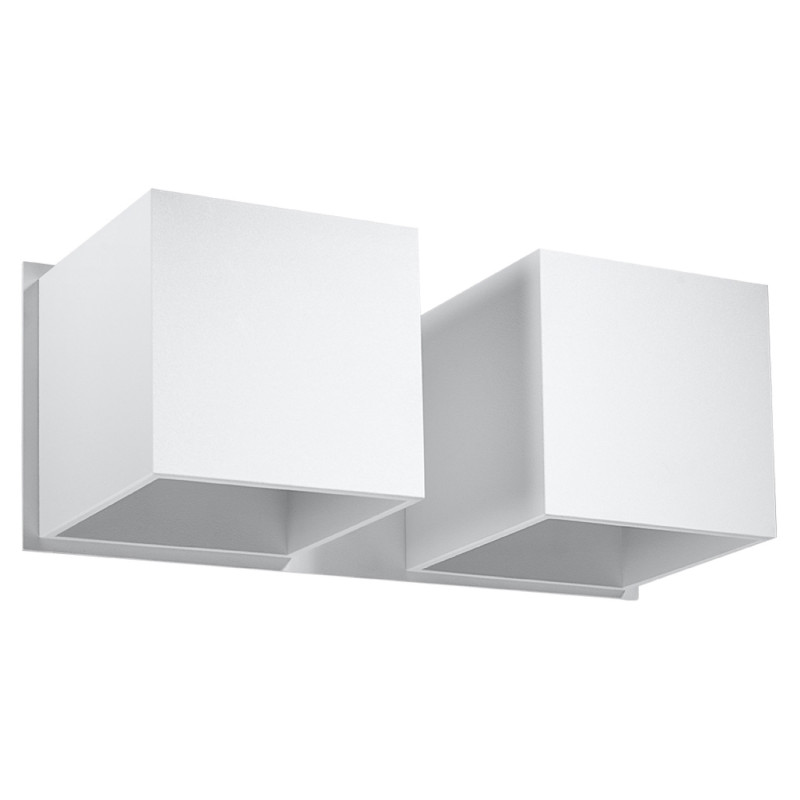 Vägglampa QUAD 2 vit Vägglampa QUAD 2 vit