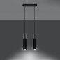 Pendel lampa BORGIO 2 svart