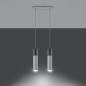 Pendel lampa BORGIO 2 vit