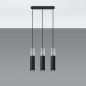 Pendel lampa BORGIO 3L svart Pendel lampa BORGIO 3L svart