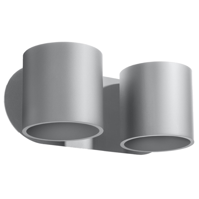 Vägglampa ORBIS 2 grå Vägglampa ORBIS 2 grå