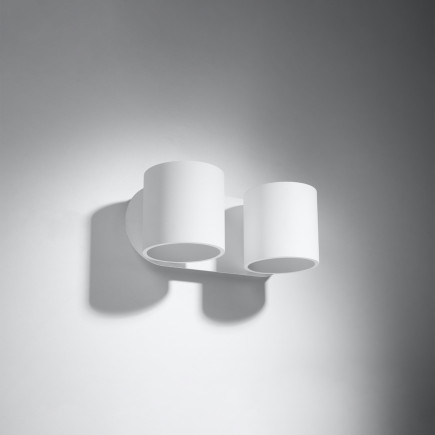 Vägglampa ORBIS 2 vit