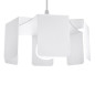 Pendel lampa TULIP vit