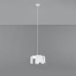 Pendel lampa TULIP vit