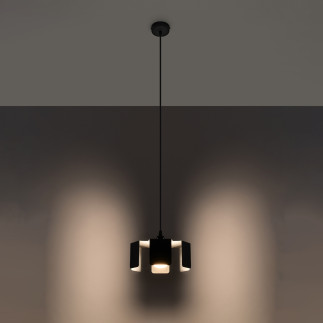 Pendel lampa TULIP svart