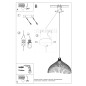 Pendel lampa UMB vit
