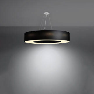 Ljuskrona SATURNO 90 svart