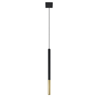 Hängande lampa MOZAICA 1 svart/guld