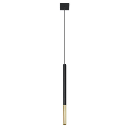 Hängande lampa MOZAICA 1 svart/guld