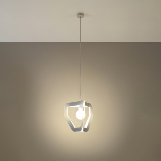 Pendel lampa TRES vit