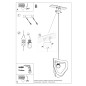 Pendel lampa TRES vit Pendel lampa TRES vit